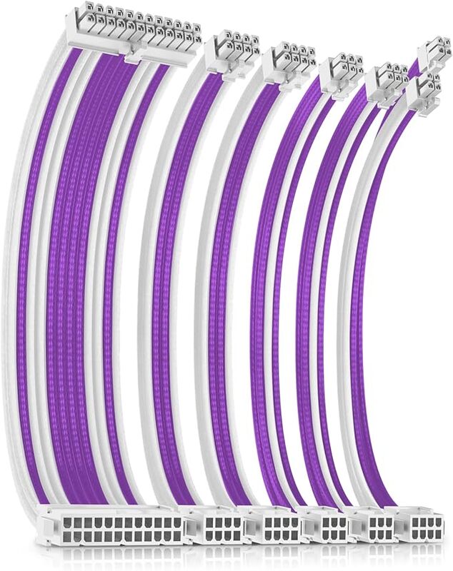 Antec Premimium Sleeved Extension Cable Kit PurpleWhite